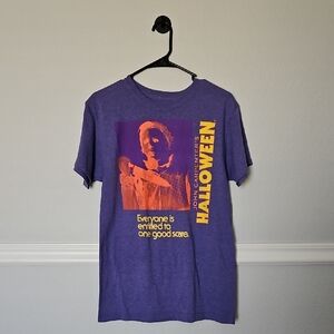 John Carpenter's Halloween Michael Myers Short Sleeve Graphic Novelty T-Shirt S
